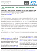 Cover page: Parity affects mammary development in late-pregnant swine.