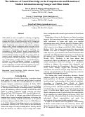 Cover page: The Influence of Causal Knowledge on the Comprehension and Retention of Medical Information among Younger and Older Adults