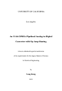 Cover page: An 11-bit 20MS/s Pipelined Analog-to-Digital Converter with Op Amp Sharing