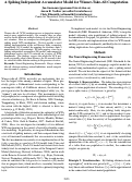 Cover page: A Spiking Independent Accumulator Model for Winner-Take-All Computation