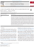 Cover page: A return to the psychiatric dark ages with a two-system framework for fear