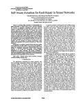 Cover page: Self Aware Actuation for Fault Repair in Sensor Networks