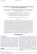 Cover page: Investigating the causes of increased 20<sup>th</sup>-century fall precipitation over the southeastern United States.