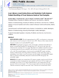 Cover page: Low Literacy Level Instructions and Reminder Calls Improve Patient Handling of Fecal Immunochemical Test Samples