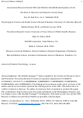 Cover page: Associations Between Parental SES and Children's Health-Related Quality of Life: The Role of Objective and Subjective Social Status.