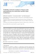 Cover page: Visibility network analysis of large-scale intermittency in convective surface layer turbulence