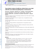 Cover page: Transcriptome analyses identify key cellular factors associated with HIV-1-associated neuropathogenesis in infected men