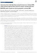 Cover page: Improving the understanding and performance of clinical MRI using tissue property filters and the central contrast theorem, MASDIR pulse sequences and synergistic contrast MRI