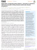 Cover page: Restoration of atypical protein kinase C ζ function in autosomal dominant polycystic kidney disease ameliorates disease progression