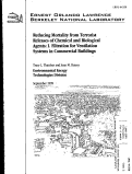 Cover page: Reducing Mortality from Terrorist Releases of Chemical and Biological Agents: I. Filtration for Ventilation Systems in Commercial Buildings