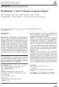 Cover page: Brodalumab: 5-Year US Pharmacovigilance Report.