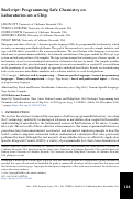 Cover page: BioScript: programming safe chemistry on laboratories-on-a-chip