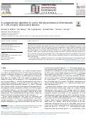 Cover page: A computational algorithm to assess the physiochemical determinants of T cell receptor dissociation kinetics