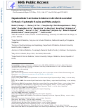 Cover page: Hepatocellular Carcinoma Incidence in Alcohol-Associated Cirrhosis: Systematic Review and Meta-analysis