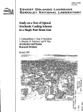 Cover page: Study on a Test of Optical Stochastic Cooling Scheme in a Single Pass Beam Line