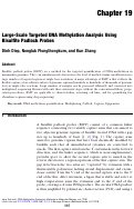 Cover page: Efficient and fast identification of differentially methylated regions using whole-genome bisulfite sequencing data