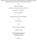 Cover page: Influences of genetic population structure, landscape composition and herbivore phenology on parasitism of sunflower moth, Homoeosoma electellum, in California