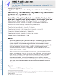 Cover page: Characterizing runs of homozygosity and their impact on risk for psychosis in a population isolate