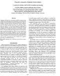 Cover page: Linguistic syncopation: Alignment of musical meterto syntactic structure and its effect on sentence processing