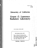 Cover page: CYCLOTRON SHIELDING