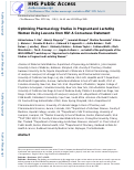 Cover page: Optimizing Pharmacology Studies in Pregnant and Lactating Women Using Lessons From HIV: A Consensus Statement