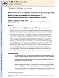 Cover page: Stress-induced transcriptional regulation in the developing rat brain involves increased cyclic adenosine 3',5'-monophosphate regulatory element binding activity