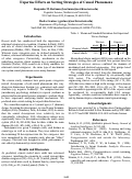 Cover page: Expertise Effects on Sorting Strategies of Causal Phenomena