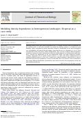 Cover page: Modeling density dependence in heterogeneous landscapes: Dispersal as a case study