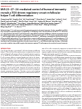 Cover page: MiR-23~27~24-mediated control of humoral immunity reveals a TOX-driven regulatory circuit in follicular helper T cell differentiation.