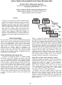 Cover page: A Race Model of Perceptual Forced Choice Reaction Time