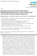 Cover page: Elucidating Structure-Bioactivity Relationships of Methyl-Branched Alkanes in the Contact Sex Pheromone of the Parasitic Wasp Lariophagus distinguendus.