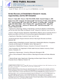 Cover page: Stroke Recovery and Rehabilitation Research: Issues, Opportunities, and the National Institutes of Health StrokeNet.