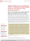 Cover page: Further evidence for the involvement of EFL1 in a Shwachman-Diamond-like syndrome and expansion of the phenotypic features.