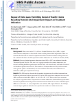 Cover page: Repeal of state laws permitting denial of health claims resulting from alcohol impairment: Impact on treatment utilization.