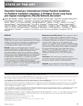 Cover page: Executive Summary: International Clinical Practice Guidelines for Pediatric Ventilator Liberation, A Pediatric Acute Lung Injury and Sepsis Investigators (PALISI) Network Document.