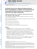 Cover page: Enrollment Lessons from a Biological Assignment Study of Marrow Transplantation versus Standard Care for Adolescents and Young Adults with Sickle Cell Disease: Considerations for Future Gene and Cellular Therapy Trials.