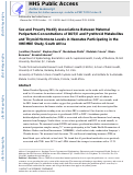 Cover page: Sex and poverty modify associations between maternal peripartum concentrations of DDT/E and pyrethroid metabolites and thyroid hormone levels in neonates participating in the VHEMBE study, South Africa