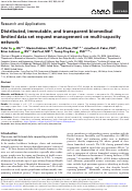 Cover page: Distributed, immutable, and transparent biomedical limited data set request management on multi-capacity network.