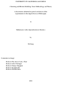 Cover page: Clustering and Mixture Modeling: Some Methodology and Theory