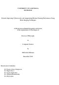 Cover page: Towards Improving Cybersecurity and Augmenting Human Training Performance Using Brain Imaging Techniques