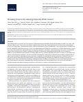 Cover page: Housing Insecurity Among Patients With Cancer