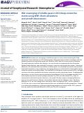 Cover page: Wet scavenging of soluble gases in DC3 deep convective storms using WRF‐Chem simulations and aircraft observations