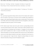 Cover page: Effects of Diffuser Airflow Minima on Occupant Comfort, Air Mixing, and Building Energy Use (RP-1515)