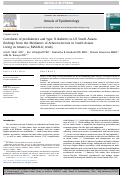 Cover page: Correlates of prediabetes and type II diabetes in US South Asians: Findings from the Mediators of Atherosclerosis in South Asians Living in America (MASALA) study