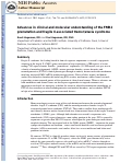 Cover page: Advances in clinical and molecular understanding of the FMR1 premutation and fragile X-associated tremor/ataxia syndrome