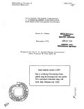Cover page: COLLINEAR COLLISION CHEMISTRY. I. A SIMPLE MODEL FOR INELASTIC AND REACTIVE COLLISION DYNAMICS