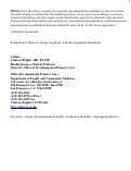 Cover page: Evaluation of Behavior Change in Patientswith Developmental Disabilities