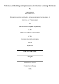 Cover page: Performance Modeling and Optimization for Machine Learning Workloads