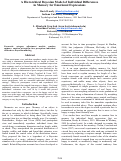 Cover page: A Hierarchical Bayesian Model of Individual Differencesin Memory for Emotional Expressions