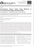 Cover page: Emancipatory Visions: Using Visual Methods to Coconstruct Knowledge with Older Adults.